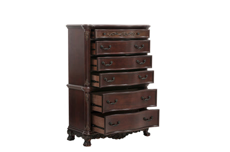 Deryn Park Cherry Poster Bedroom Set by Homelegance at Eve Furniture