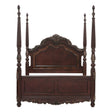 Deryn Park Cherry Poster Bedroom Set by Homelegance at Eve Furniture