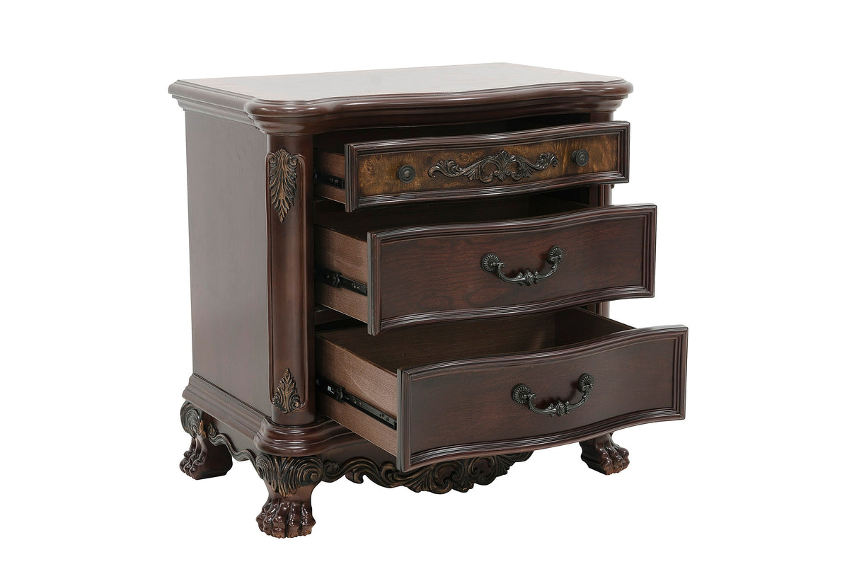 Deryn Park Cherry Poster Bedroom Set by Homelegance at Eve Furniture