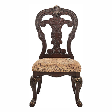 Deryn Park Cherry Side Chair, Set of 2 by Homelegance at Eve Furniture