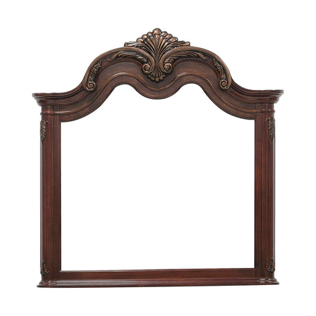 Deryn Park Cherry Sleigh Bedroom Set by Homelegance at Eve Furniture