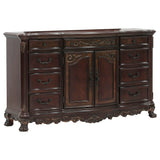 Deryn Park Cherry Sleigh Bedroom Set by Homelegance at Eve Furniture