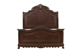 Deryn Park Cherry Sleigh Bedroom Set by Homelegance at Eve Furniture