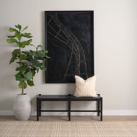 Descent I by Studio M a handmade Original Framed 3D Textured Artwork under Glass by Mercana at Eve Furniture
