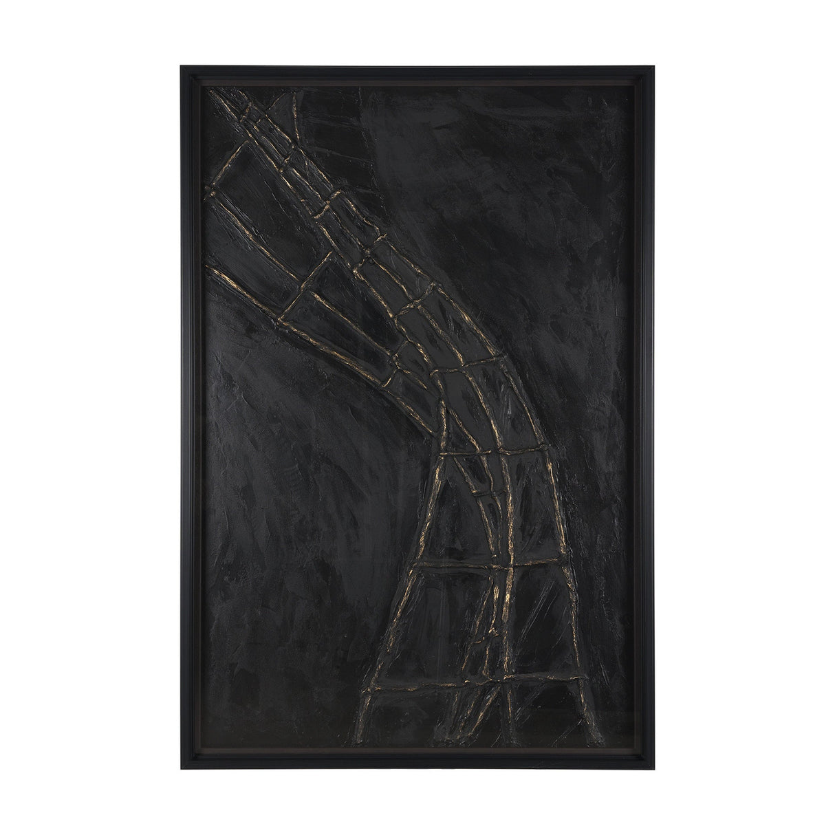 Descent I by Studio M a handmade Original Framed 3D Textured Artwork under Glass by Mercana at Eve Furniture
