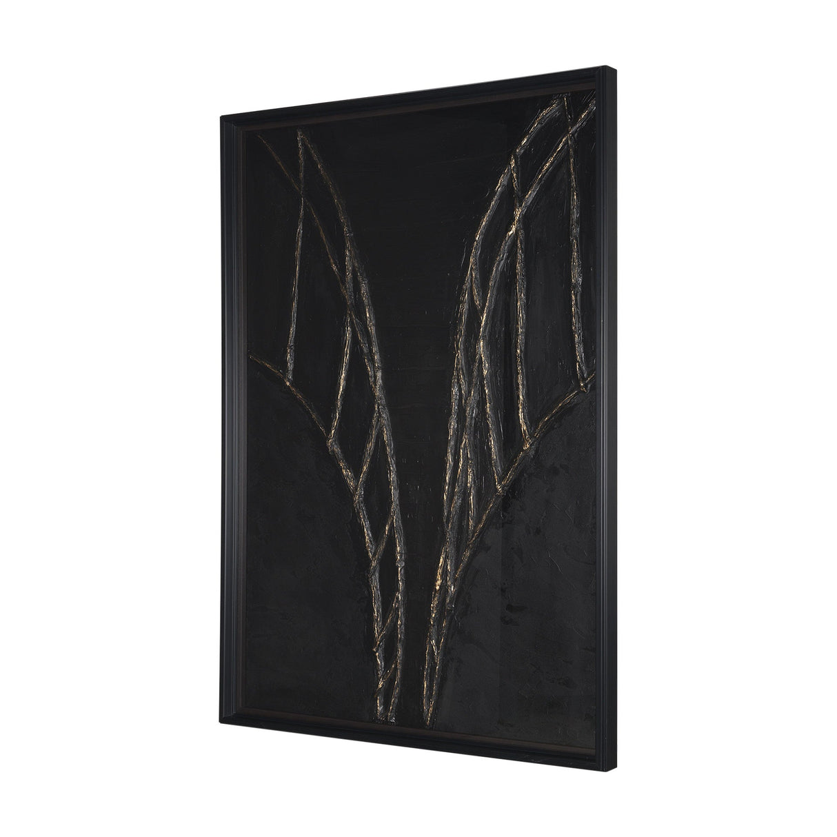 Descent II by Studio M a handmade Original Framed 3D Textured Artwork under Glass by Mercana at Eve Furniture