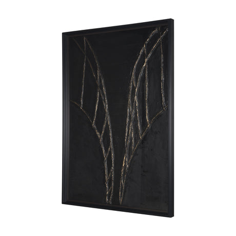 Descent II by Studio M a handmade Original Framed 3D Textured Artwork under Glass by Mercana at Eve Furniture