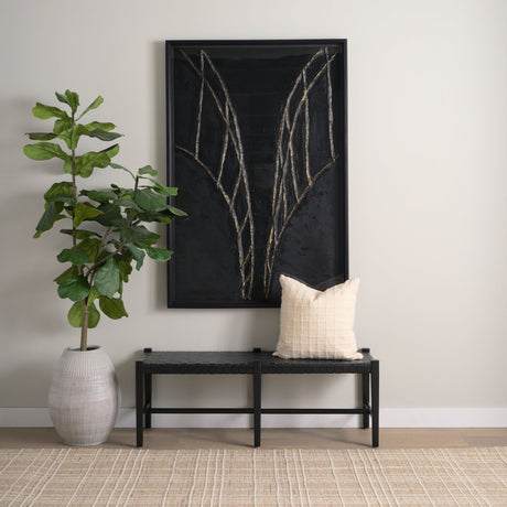 Descent II by Studio M a handmade Original Framed 3D Textured Artwork under Glass by Mercana at Eve Furniture
