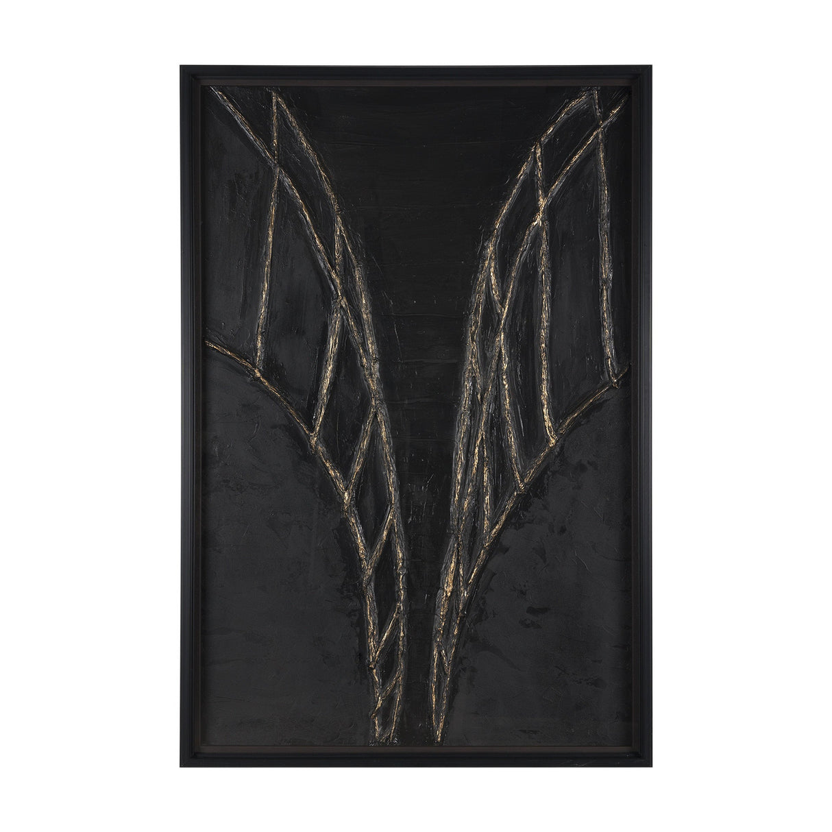 Descent II by Studio M a handmade Original Framed 3D Textured Artwork under Glass by Mercana at Eve Furniture