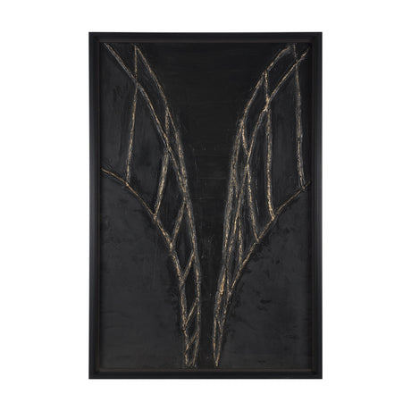 Descent II by Studio M a handmade Original Framed 3D Textured Artwork under Glass by Mercana at Eve Furniture