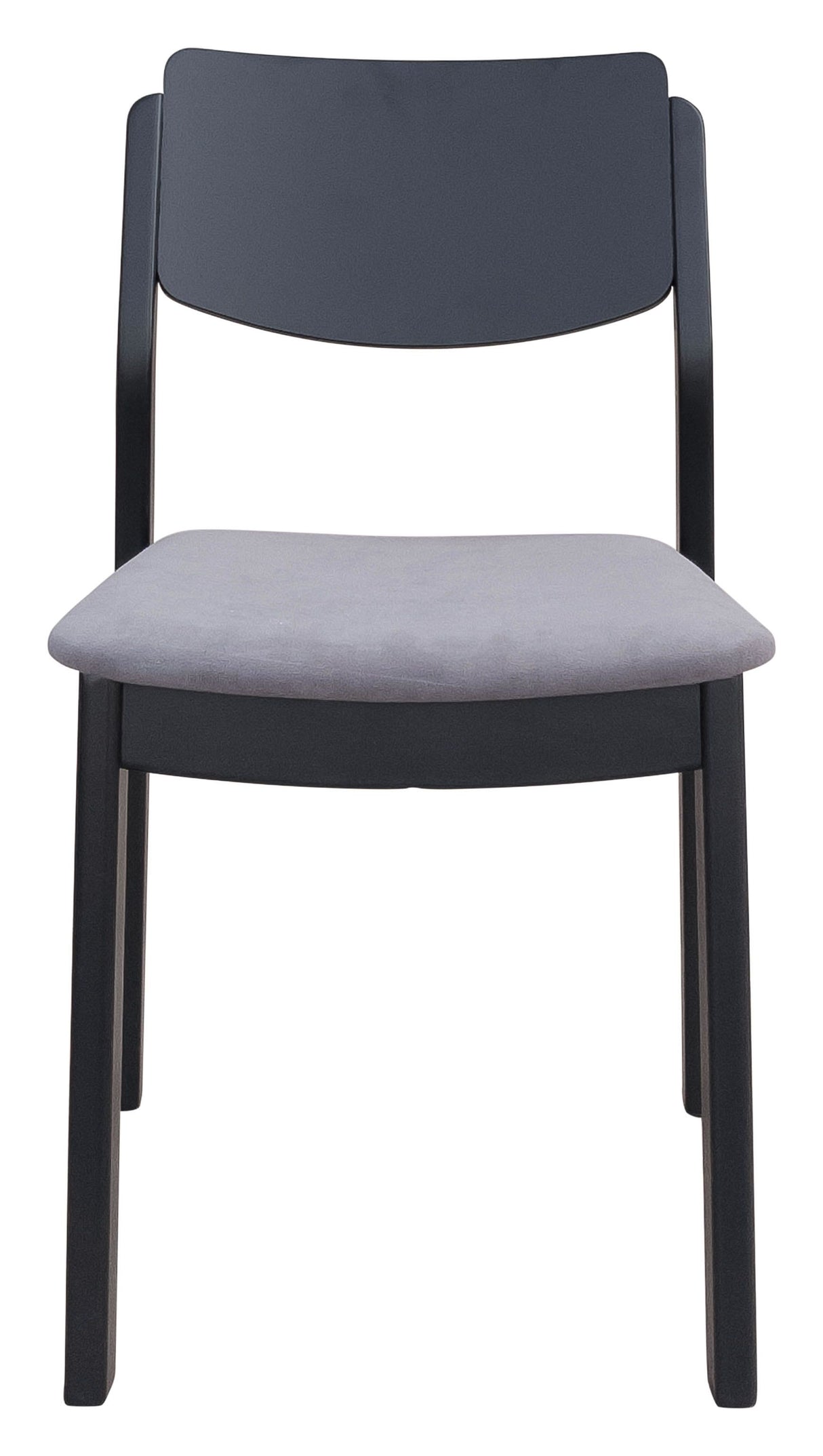 Desdamona Dining Chair Gray & Black by Zuomod at Eve Furniture