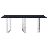Desden Gray Rectangular Sintered Stone Dining Table by Coaster at Eve Furniture