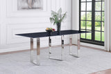 Desden Gray Rectangular Sintered Stone Dining Table by Coaster at Eve Furniture