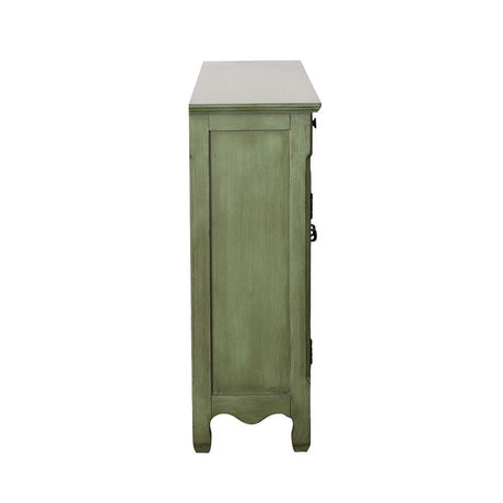 Deserie Antique Green 3-Door Accent Cabinet by Coaster at Eve Furniture