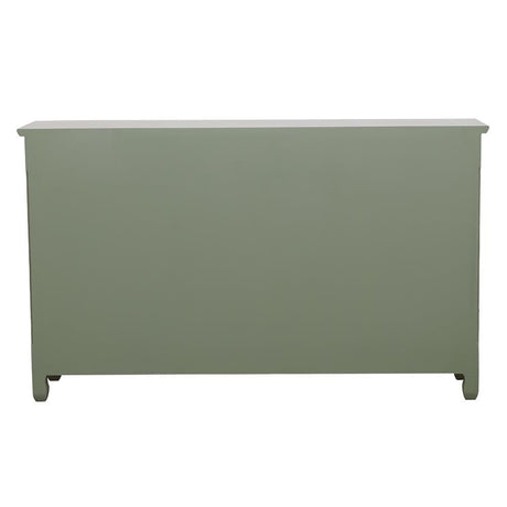 Deserie Antique Green 3-Door Accent Cabinet by Coaster at Eve Furniture
