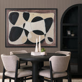 Desert Currents by Cristina Bartl Villa Hand-Embellished Textured Framed Canvas Artwork by Mercana at Eve Furniture