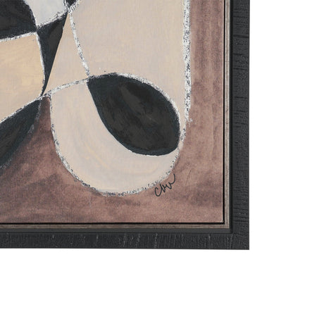 Desert Currents by Cristina Bartl Villa Hand-Embellished Textured Framed Canvas Artwork by Mercana at Eve Furniture