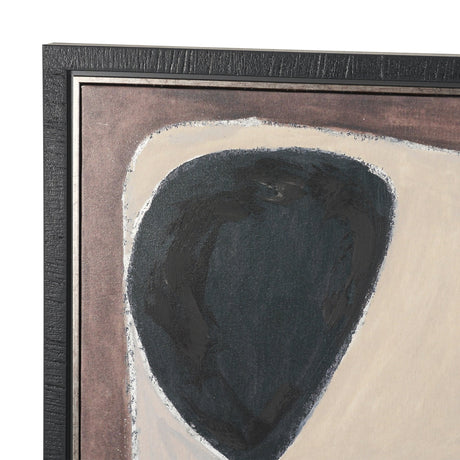 Desert Currents by Cristina Bartl Villa Hand-Embellished Textured Framed Canvas Artwork by Mercana at Eve Furniture