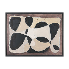 Desert Currents by Cristina Bartl Villa Hand-Embellished Textured Framed Canvas Artwork by Mercana at Eve Furniture