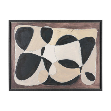 Desert Currents by Cristina Bartl Villa Hand-Embellished Textured Framed Canvas Artwork by Mercana at Eve Furniture