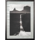 Desert Highway by Hakan Strand a Hand Embellished Textured Framed Art Photograph Matted under Glass by Mercana at Eve Furniture
