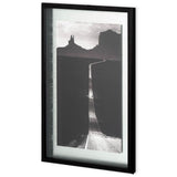 Desert Highway by Hakan Strand a Hand Embellished Textured Framed Art Photograph Matted under Glass by Mercana at Eve Furniture
