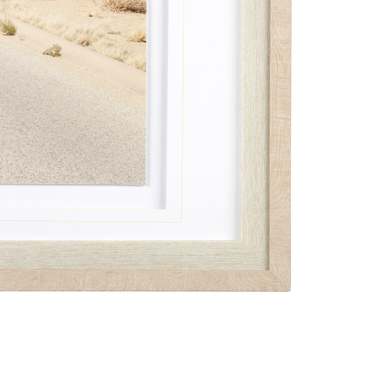 Desert Road by Irene Suchocki a Hand Embellished Textured Framed Art Photograph Matted under Glass by Mercana at Eve Furniture
