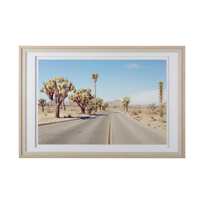 Desert Road by Irene Suchocki a Hand Embellished Textured Framed Art Photograph Matted under Glass by Mercana at Eve Furniture
