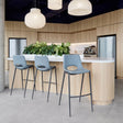 Desi Armless Barstool Azure Gray by Zuomod at Eve Furniture