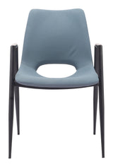 Desi Azure Gray Dining Chair (Set of 2) by Zuomod at Eve Furniture