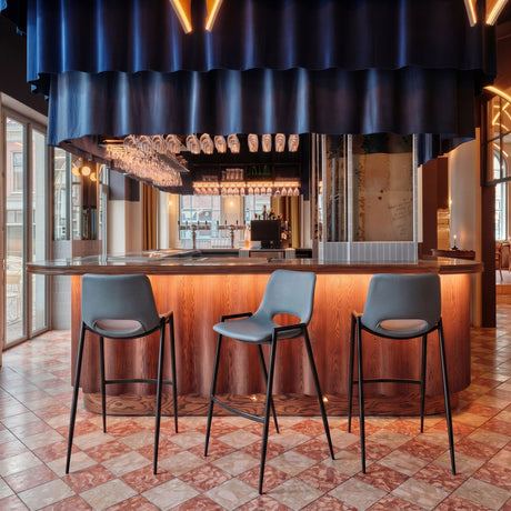 Desi Barstool Azure Gray by Zuomod at Eve Furniture