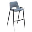 Desi Barstool Azure Gray by Zuomod at Eve Furniture