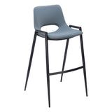Desi Barstool Azure Gray by Zuomod at Eve Furniture