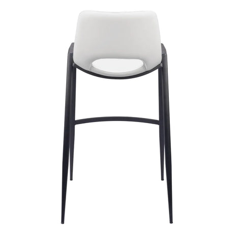 Desi Barstool White by Zuomod at Eve Furniture