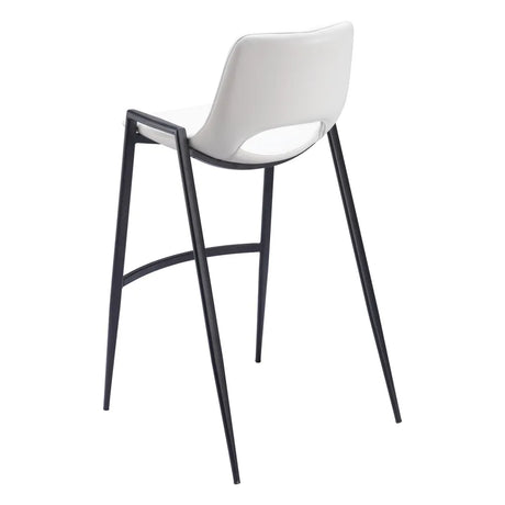 Desi Barstool White by Zuomod at Eve Furniture