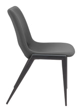 Desi Black Armless Dining Chair (Set of 2) by Zuomod at Eve Furniture