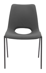 Desi Black Armless Dining Chair (Set of 2) by Zuomod at Eve Furniture