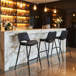 Desi Black Barstool (Set of 2) by Zuomod at Eve Furniture