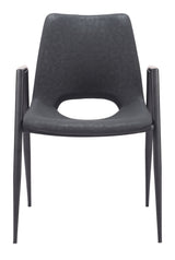 Desi Black Dining Chair (Set of 2) by Zuomod at Eve Furniture