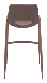 Desi Brown & Walnut Barstool (Set of 2) by Zuomod at Eve Furniture