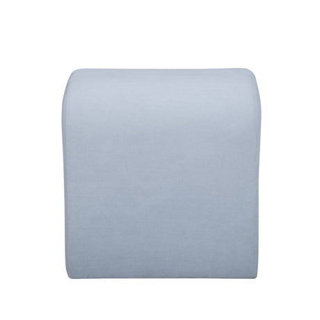 Desi Performance Velvet Ottoman by TOV Furniture at Eve Furniture
