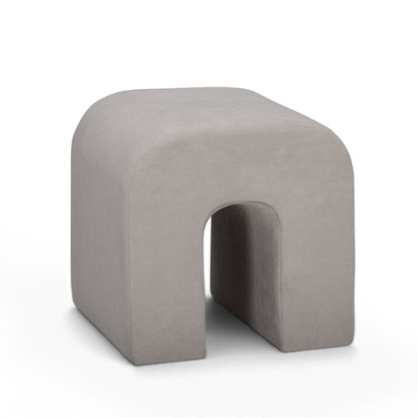 Desi Performance Velvet Ottoman by TOV Furniture at Eve Furniture