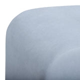 Desi Performance Velvet Ottoman by TOV Furniture at Eve Furniture