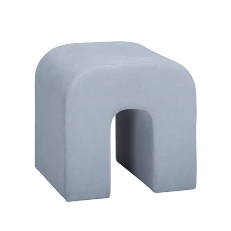 Desi Performance Velvet Ottoman by TOV Furniture at Eve Furniture