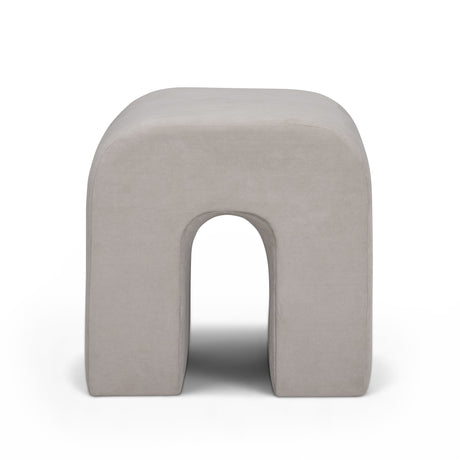 Desi Performance Velvet Ottoman by TOV Furniture at Eve Furniture
