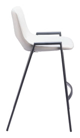 Desi White Counter Stool (Set of 2) by Zuomod at Eve Furniture