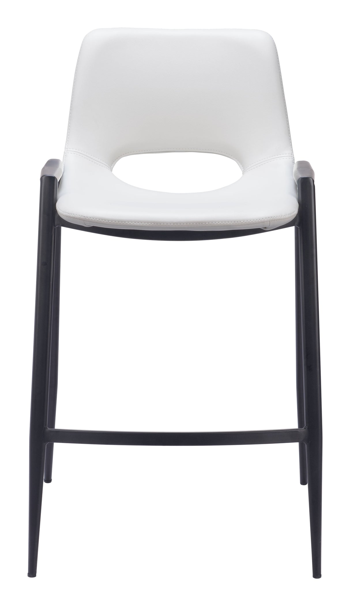 Desi White Counter Stool (Set of 2) by Zuomod at Eve Furniture