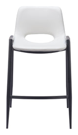 Desi White Counter Stool (Set of 2) by Zuomod at Eve Furniture