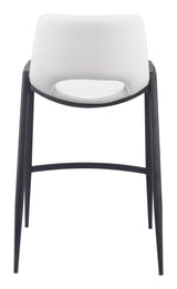 Desi White Counter Stool (Set of 2) by Zuomod at Eve Furniture