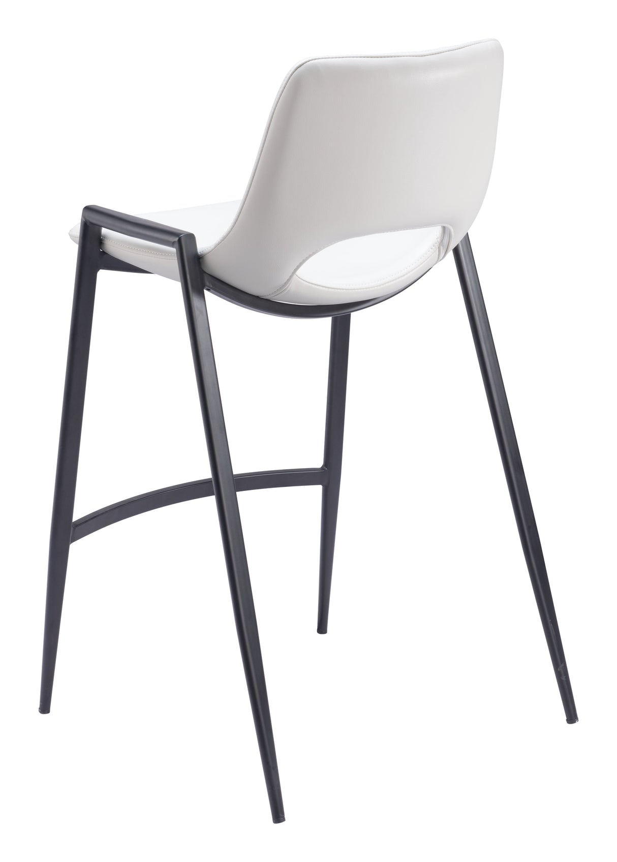Desi White Counter Stool (Set of 2) by Zuomod at Eve Furniture